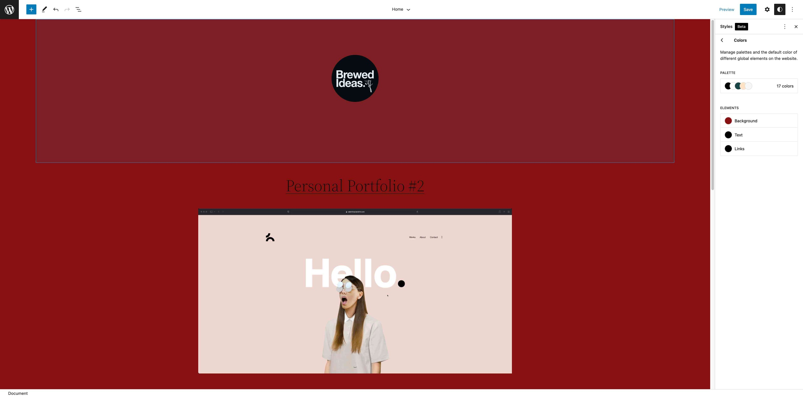 Full Site Editing Full Site Editing